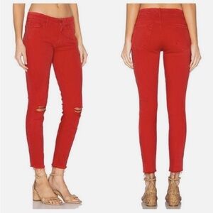 MOTHER red jeans.